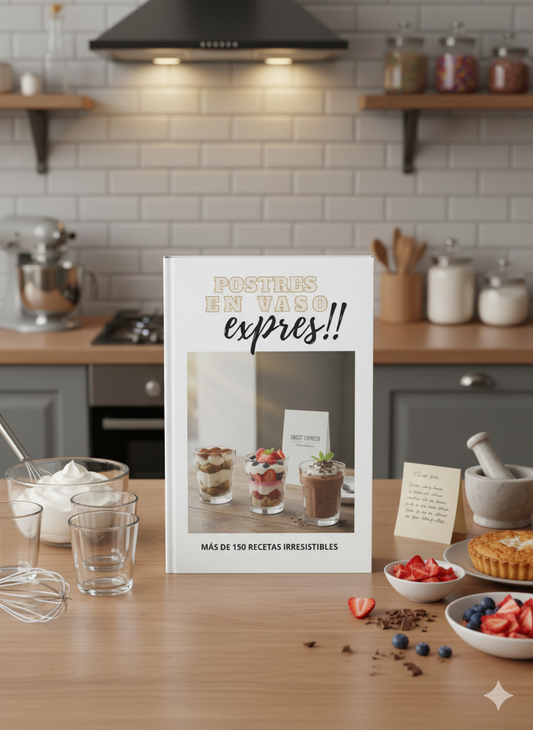Postres en vaso: 150 recetas para emprender en casa